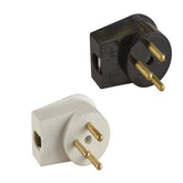 Black three-pin side plug